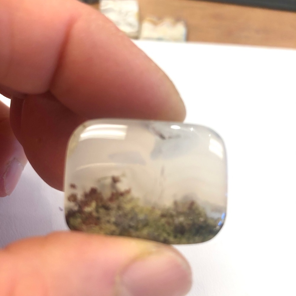 Natural moss agate - Picture 5 of 14